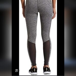 Puma Gray Workout Sheer Pannel ATHLETIC Leggings MEDIUM